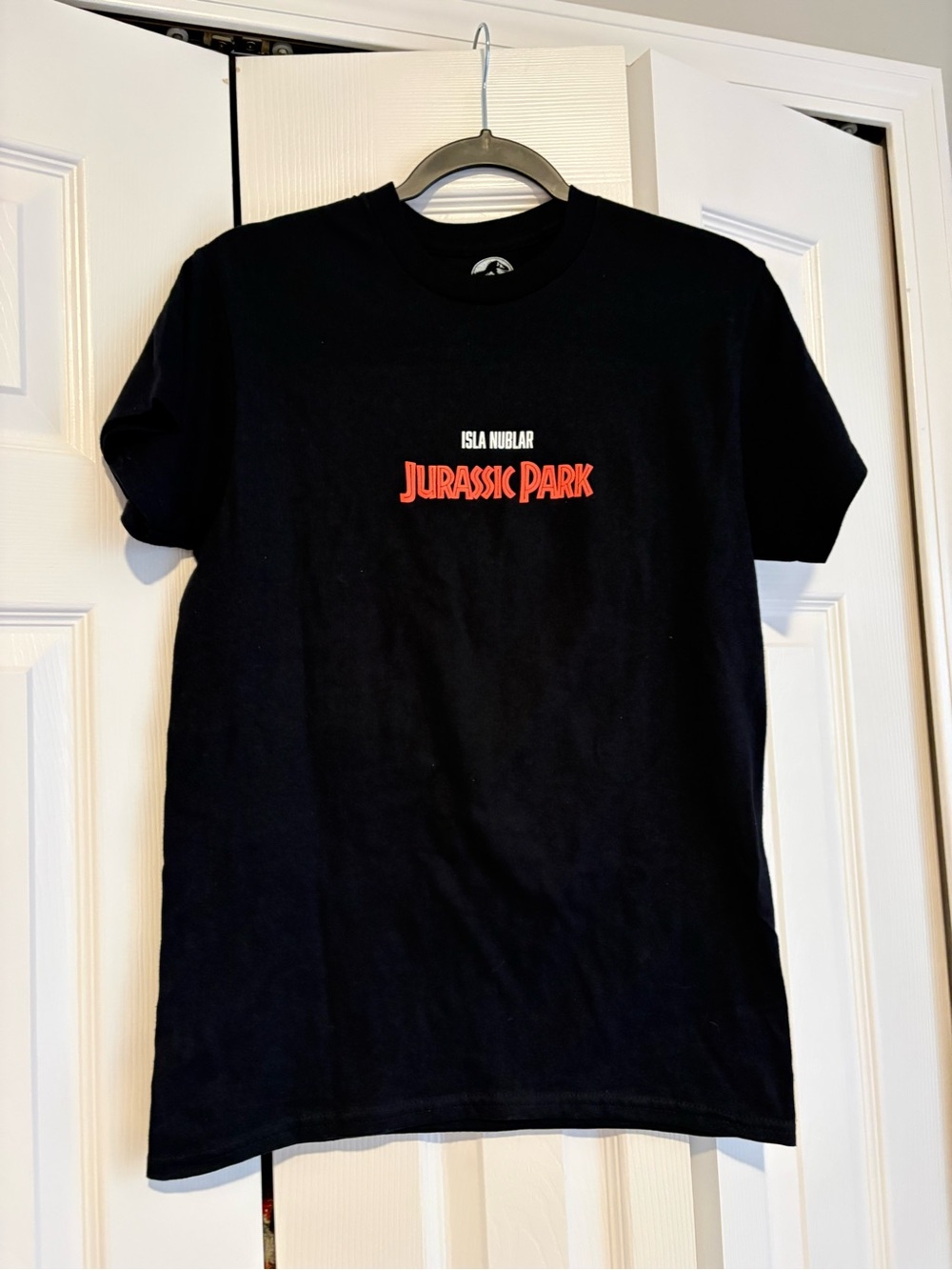 Jurassic Park Isla Nublar Black Graphic Tee